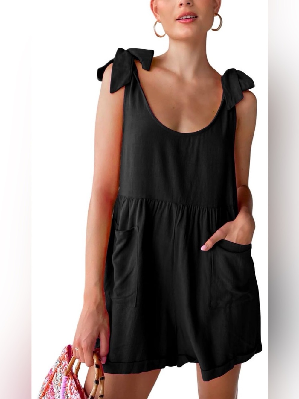 Romper wide leg loose fit like new size medium